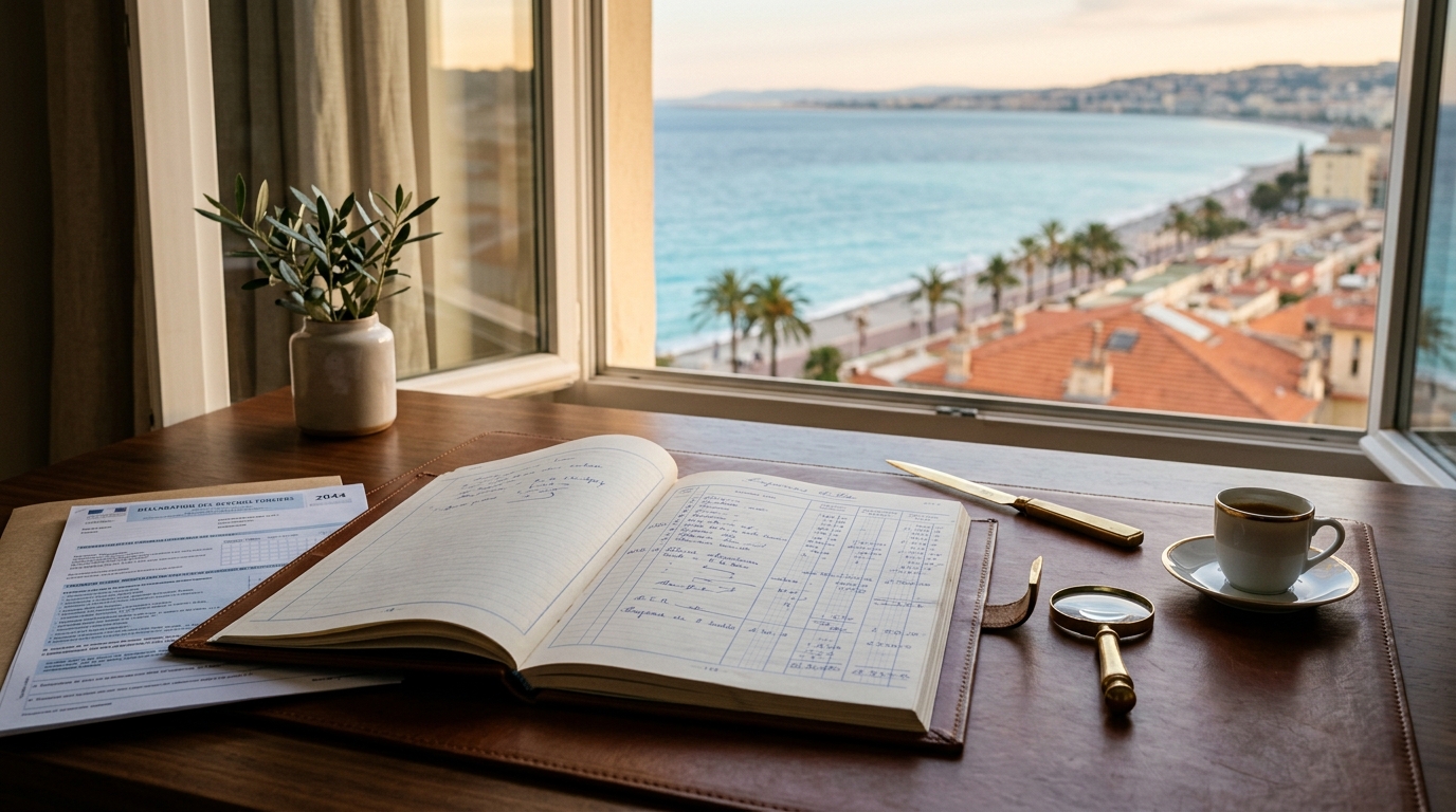 How much is taxe foncière in Nice, and can a U.S. owner deduct it?